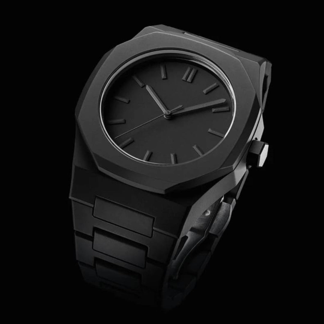 Moderne Homme – MONTRE MINIMALISTE NOIRE PREMIUM