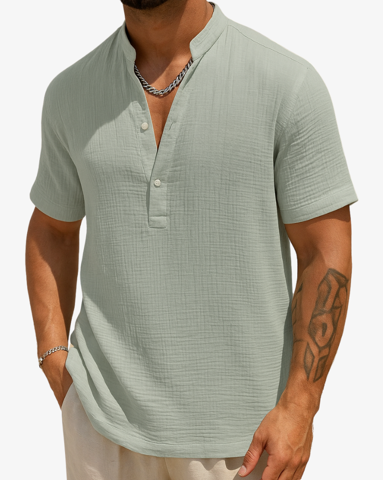 Chemise d'Été en Lin – Premium pour Homme