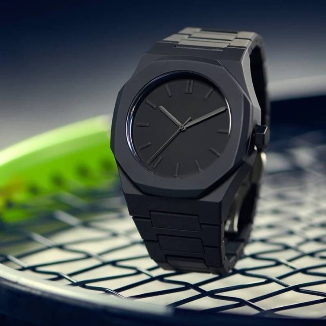 Moderne Homme – MONTRE MINIMALISTE NOIRE PREMIUM