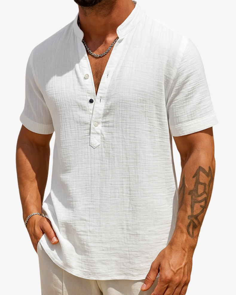 Chemise d'Été en Lin – Premium pour Homme
