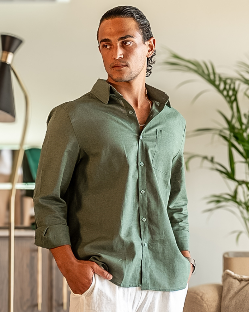Cape Town – Chemise 100 % Lin Naturel