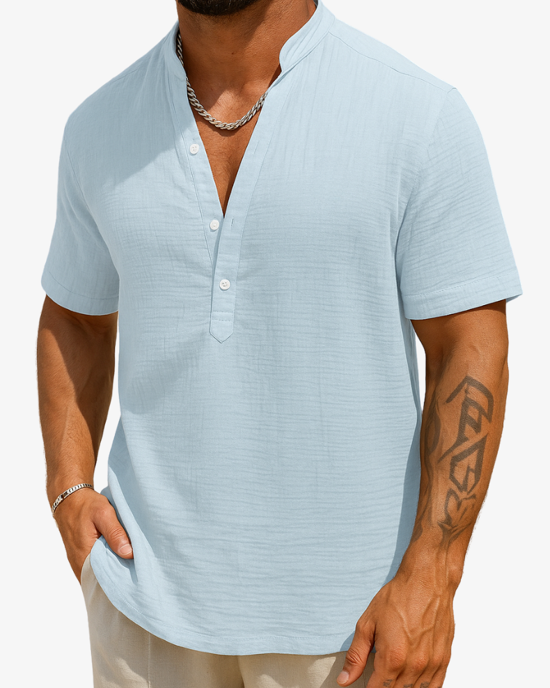 Chemise d'Été en Lin – Premium pour Homme