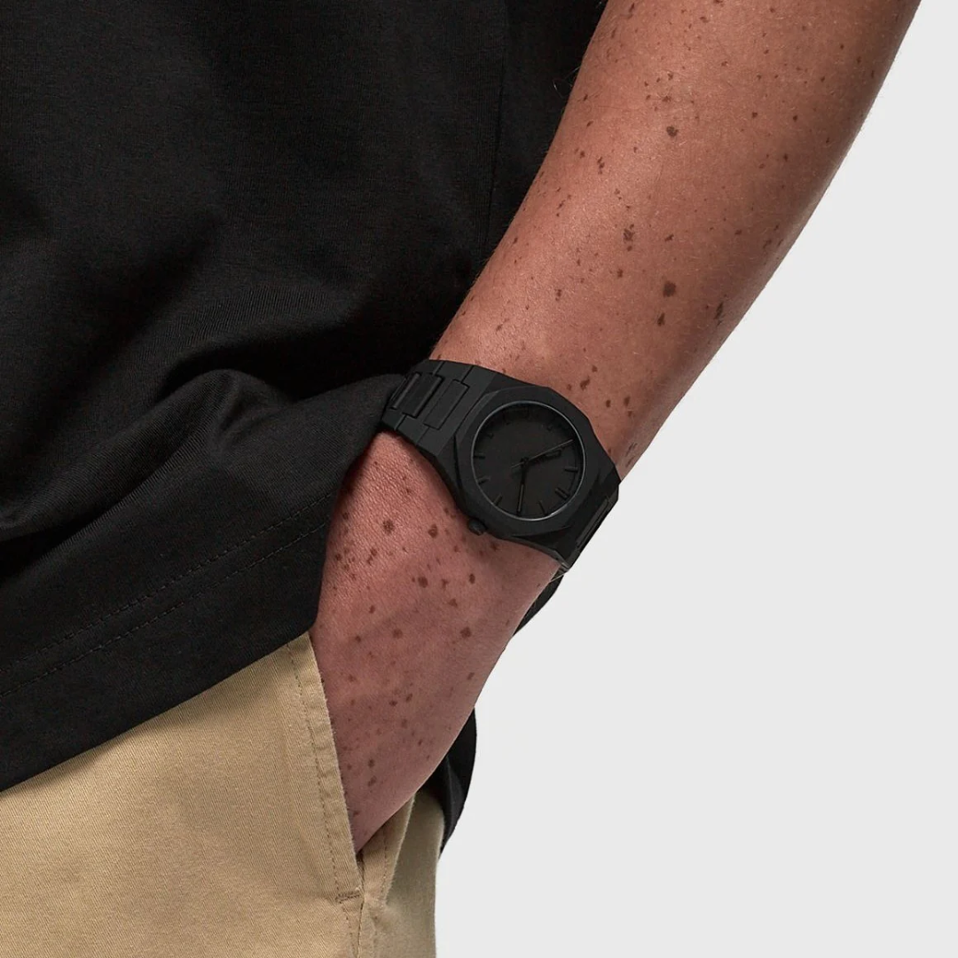 Moderne Homme – MONTRE MINIMALISTE NOIRE PREMIUM