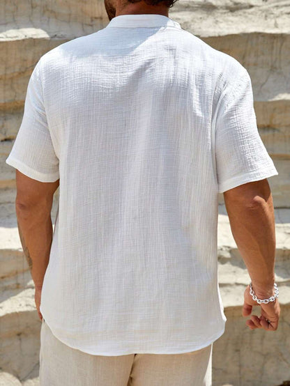 Chemise d'Été en Lin – Premium pour Homme