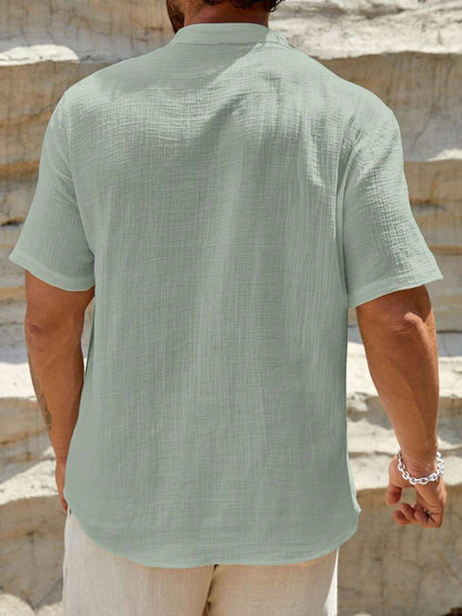 Chemise d'Été en Lin – Premium pour Homme