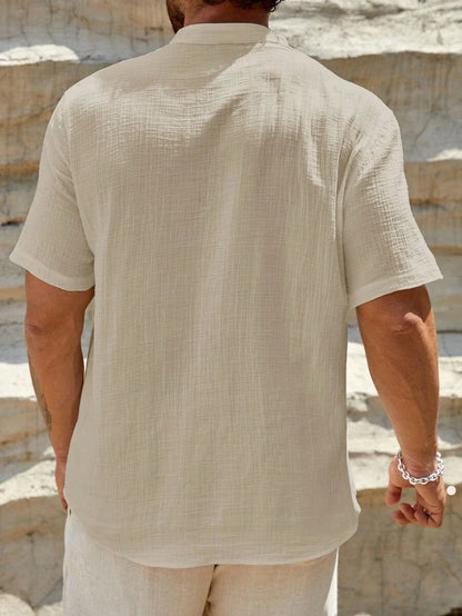 Chemise d'Été en Lin – Premium pour Homme