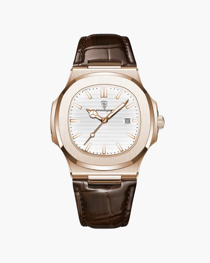 Montre Lisbon en Cuir – Élégance Intemporelle et Précision Moderne