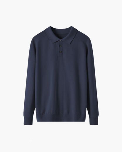Polo en 100 % Laine Premium — Élégance Décontractée et Intemporelle