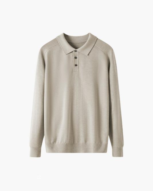 Polo en 100 % Laine Premium — Élégance Décontractée et Intemporelle
