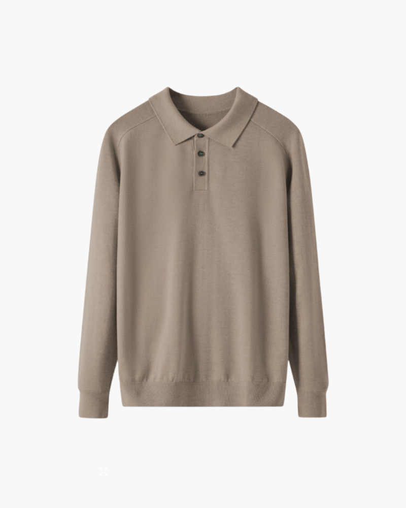 Polo en 100 % Laine Premium — Élégance Décontractée et Intemporelle