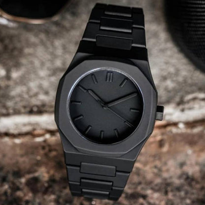Moderne Homme – MONTRE MINIMALISTE NOIRE PREMIUM