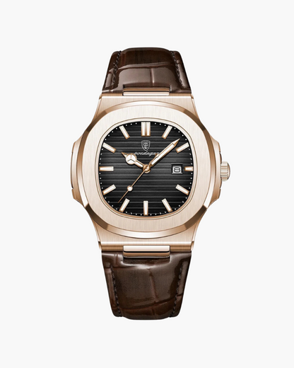 Montre Lisbon en Cuir – Élégance Intemporelle et Précision Moderne