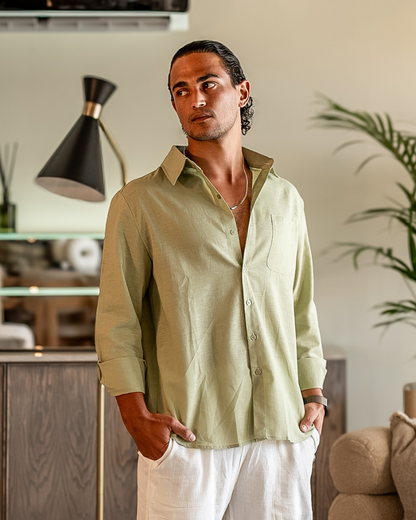 Cape Town – Chemise 100 % Lin Naturel