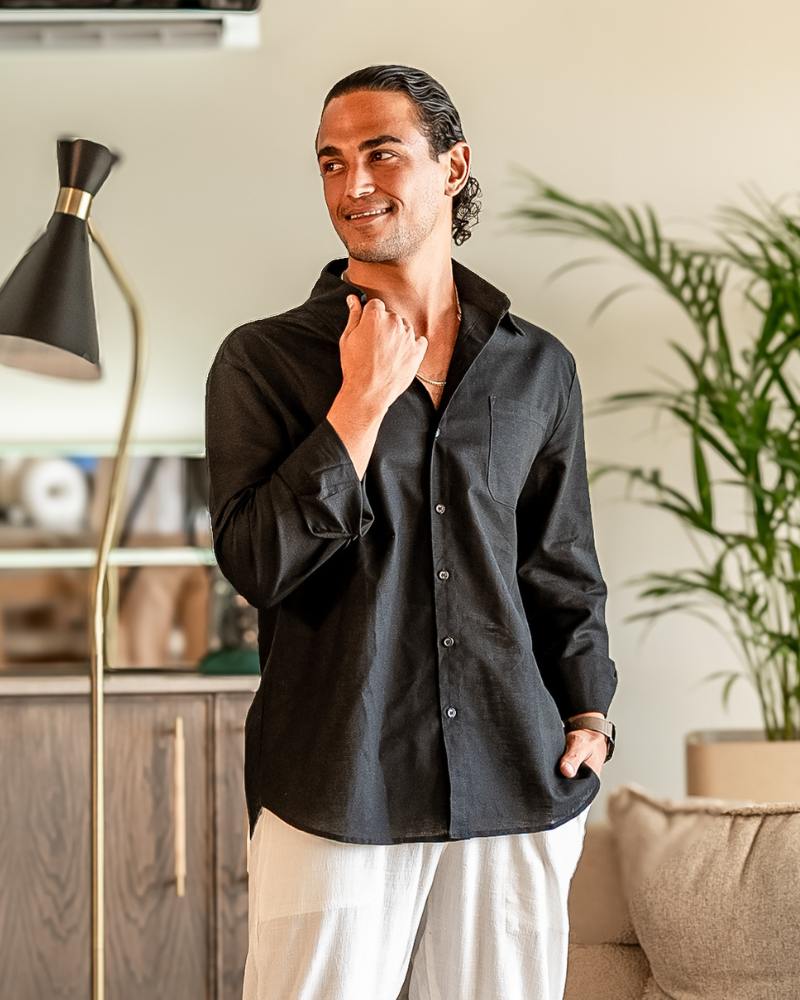 Cape Town – Chemise 100 % Lin Naturel