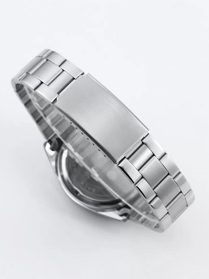 ChronoSteel – Montre Homme en Acier Inoxydable avec Affichage de la Date