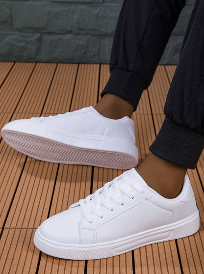 Essential Sneaker – Blanc | Classique, Polyvalent & Confortable