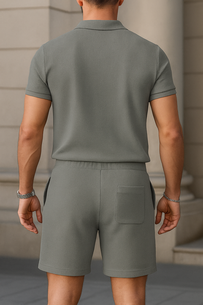 Ensemble Polo & Short Premium Décontracté – Pack de 2 Pièces