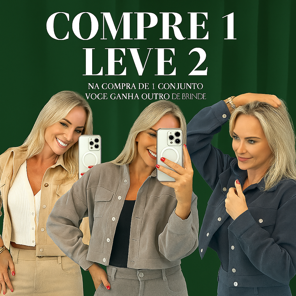 Conjunto Veludo Bianca – Estilo e conforto que abraçam seu corpo ⭐