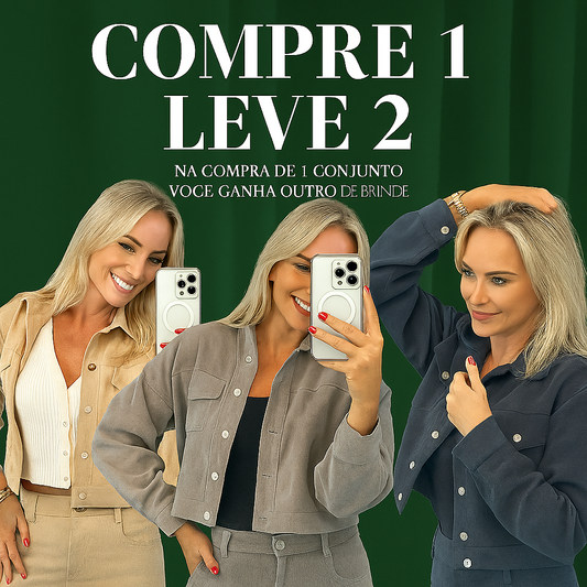 Conjunto Veludo Bianca – Estilo e conforto que abraçam seu corpo ⭐