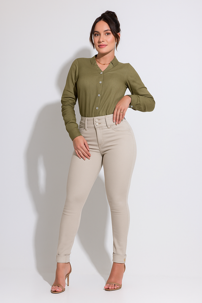 Kit 2 Calças Jeans Ultra Modeladoras - A Escolha das Famosas