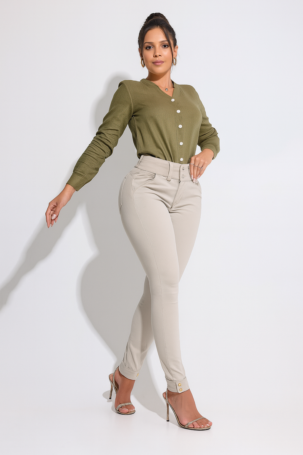 Kit 2 Calças Jeans Ultra Modeladoras - A Escolha das Famosas