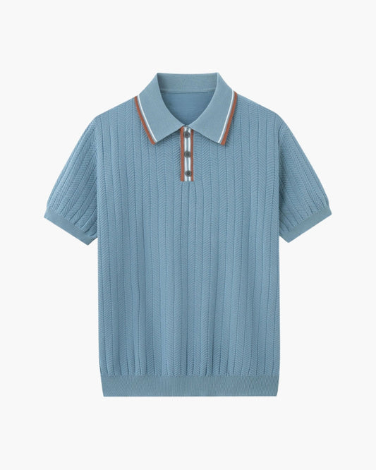 Le Polo Tricoté Elite Anthlon — Élégance Active au Quotidien