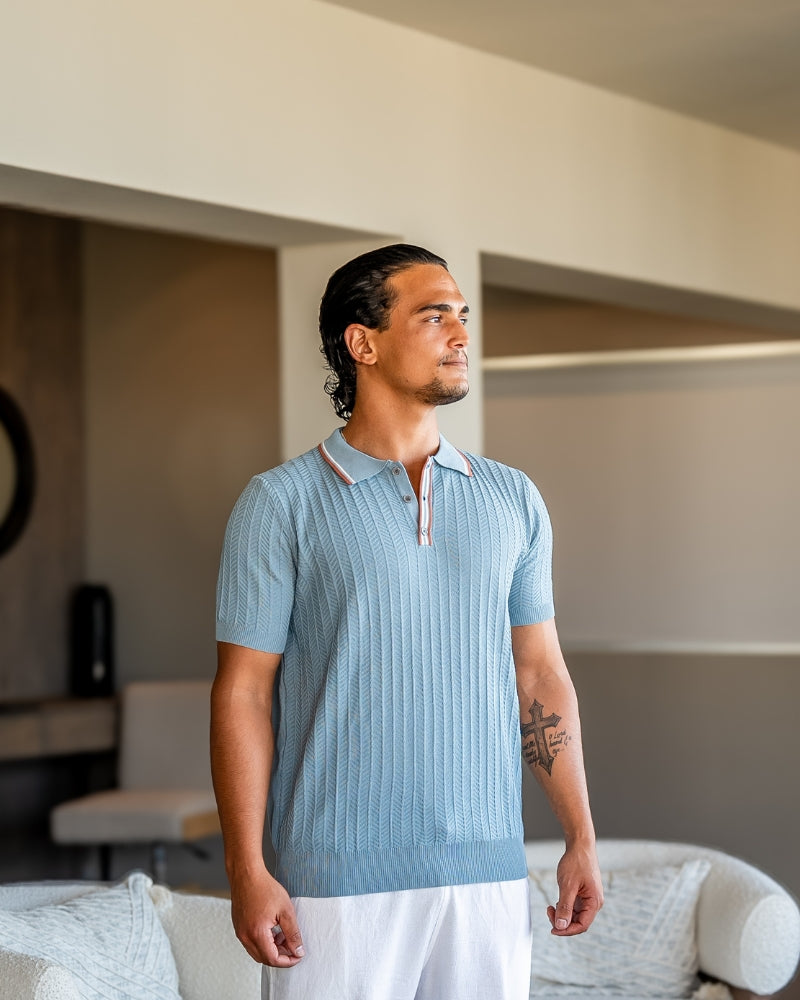 Le Polo Tricoté Elite Anthlon — Élégance Active au Quotidien