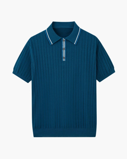 Le Polo Tricoté Elite Anthlon — Élégance Active au Quotidien