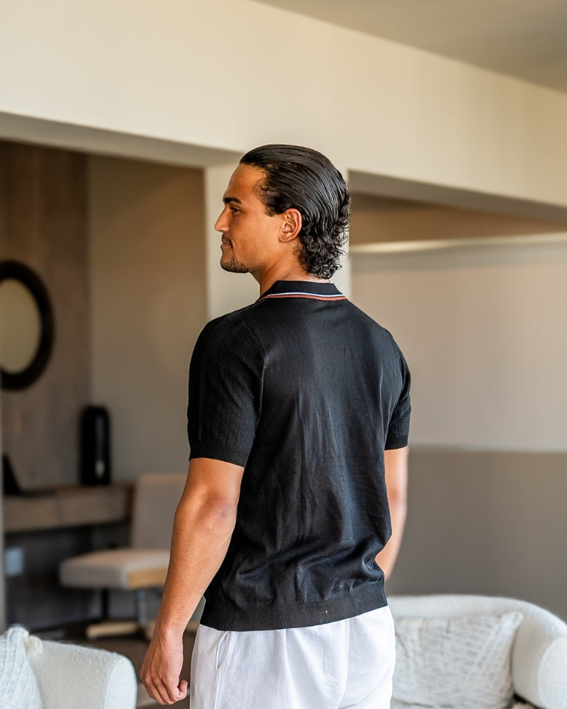 Le Polo Tricoté Elite Anthlon — Élégance Active au Quotidien