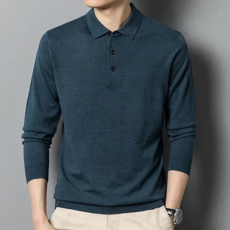 [2 PELO PREÇO DE 1] Polo Arthur™ em Malha Nobre com Botões Elegantes