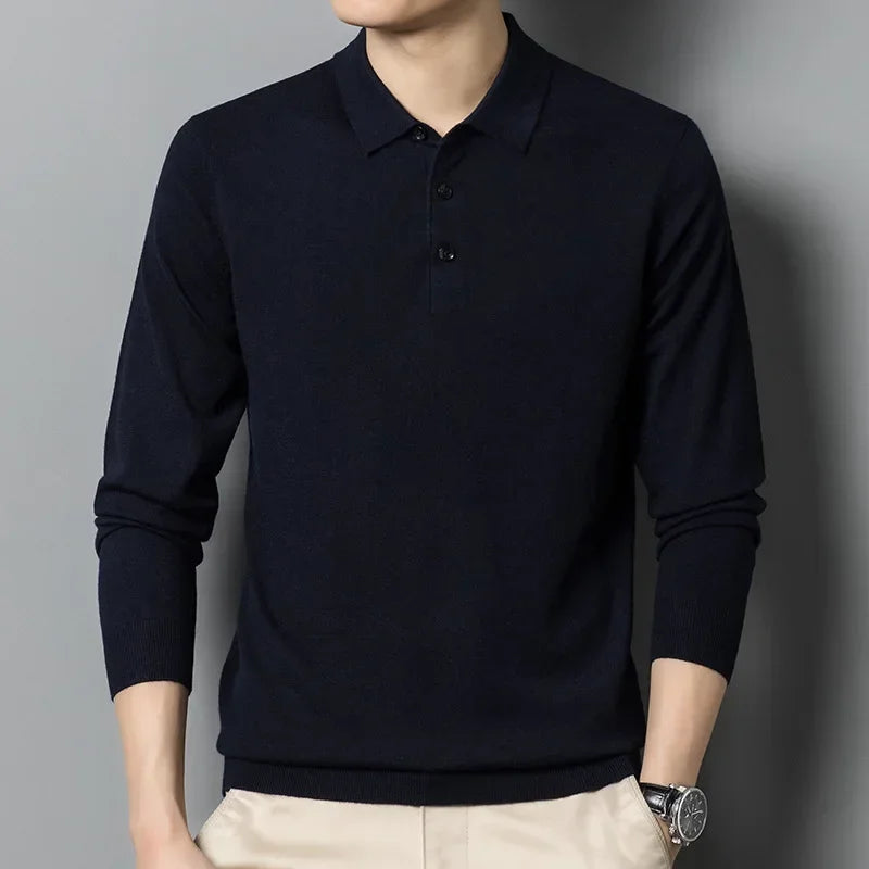 [2 PELO PREÇO DE 1] Polo Arthur™ em Malha Nobre com Botões Elegantes