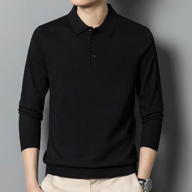 [2 PELO PREÇO DE 1] Polo Arthur™ em Malha Nobre com Botões Elegantes