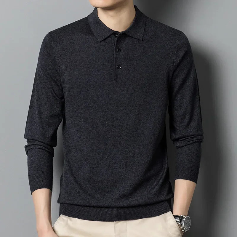 [2 PELO PREÇO DE 1] Polo Arthur™ em Malha Nobre com Botões Elegantes