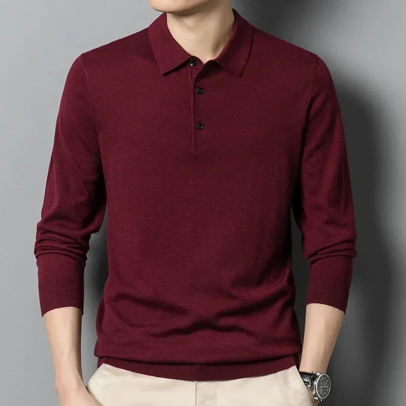[2 PELO PREÇO DE 1] Polo Arthur™ em Malha Nobre com Botões Elegantes