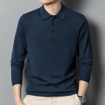 [2 PELO PREÇO DE 1] Polo Arthur™ em Malha Nobre com Botões Elegantes