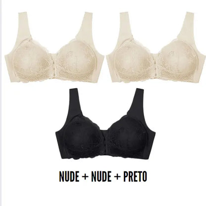[KIT 3 PEÇAS] Sutiã Lift Comfort Modelo Fabullete - Kit 3 Peças [PROMOÇÃO ANELLA]